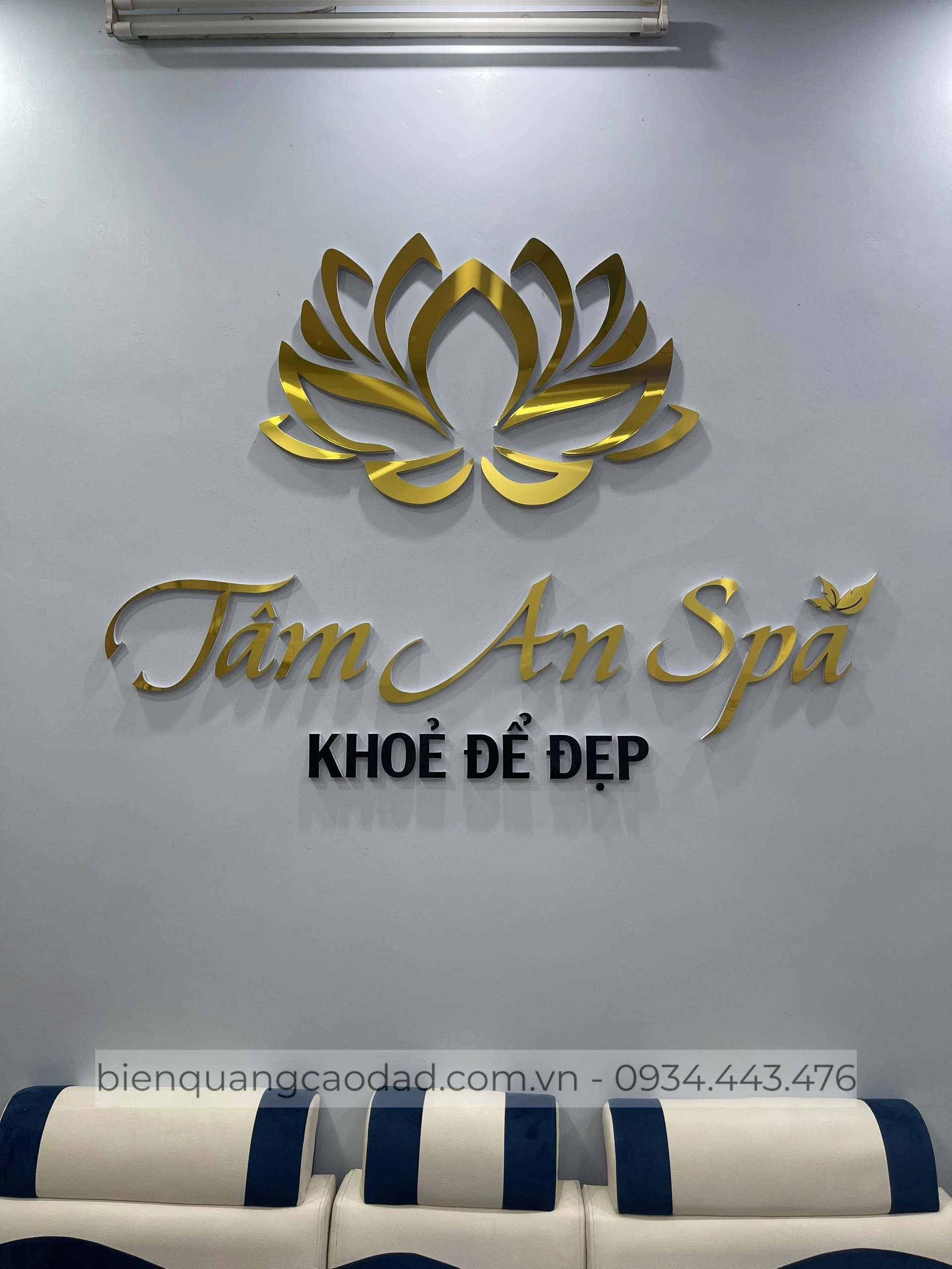 Biển chữ nổi inox