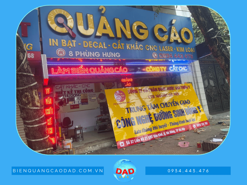 Quảng cáo DAD - Đơn vị làm biển quảng cáo ma trận tại Đống Đa