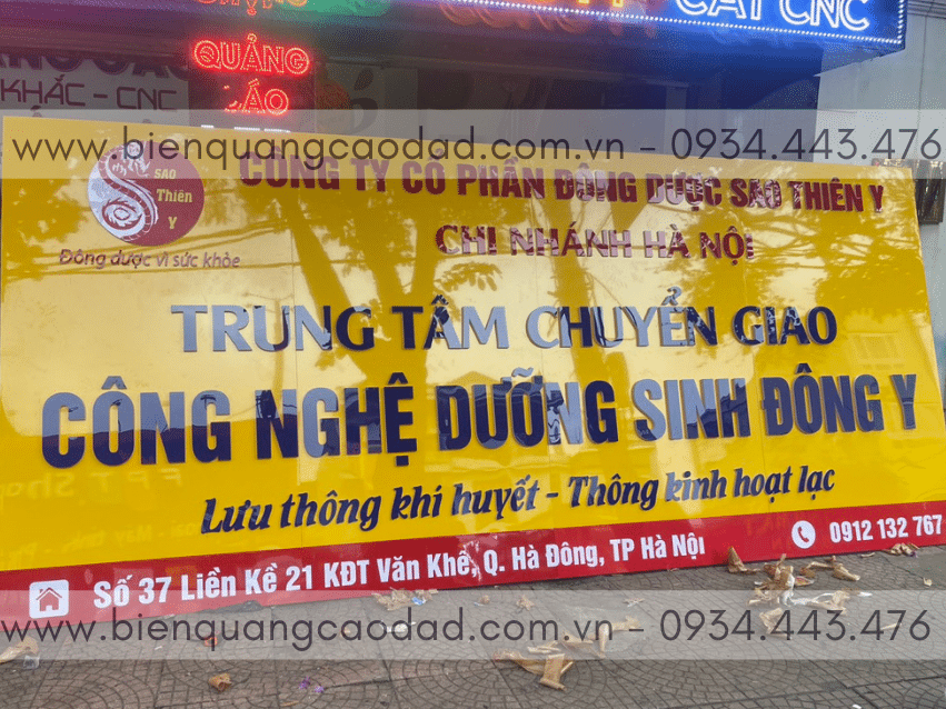 cách lựa chọn được một đơn vị làm biển quảng cáo chữ nổi tại Nam Từ Liêm uy tín