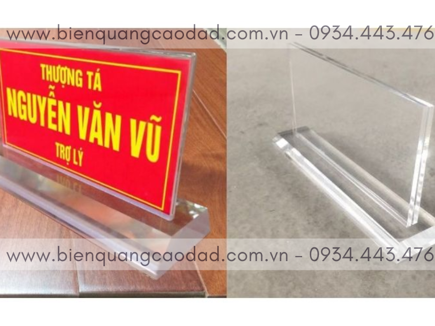 Biển chức danh tại Đống Đa