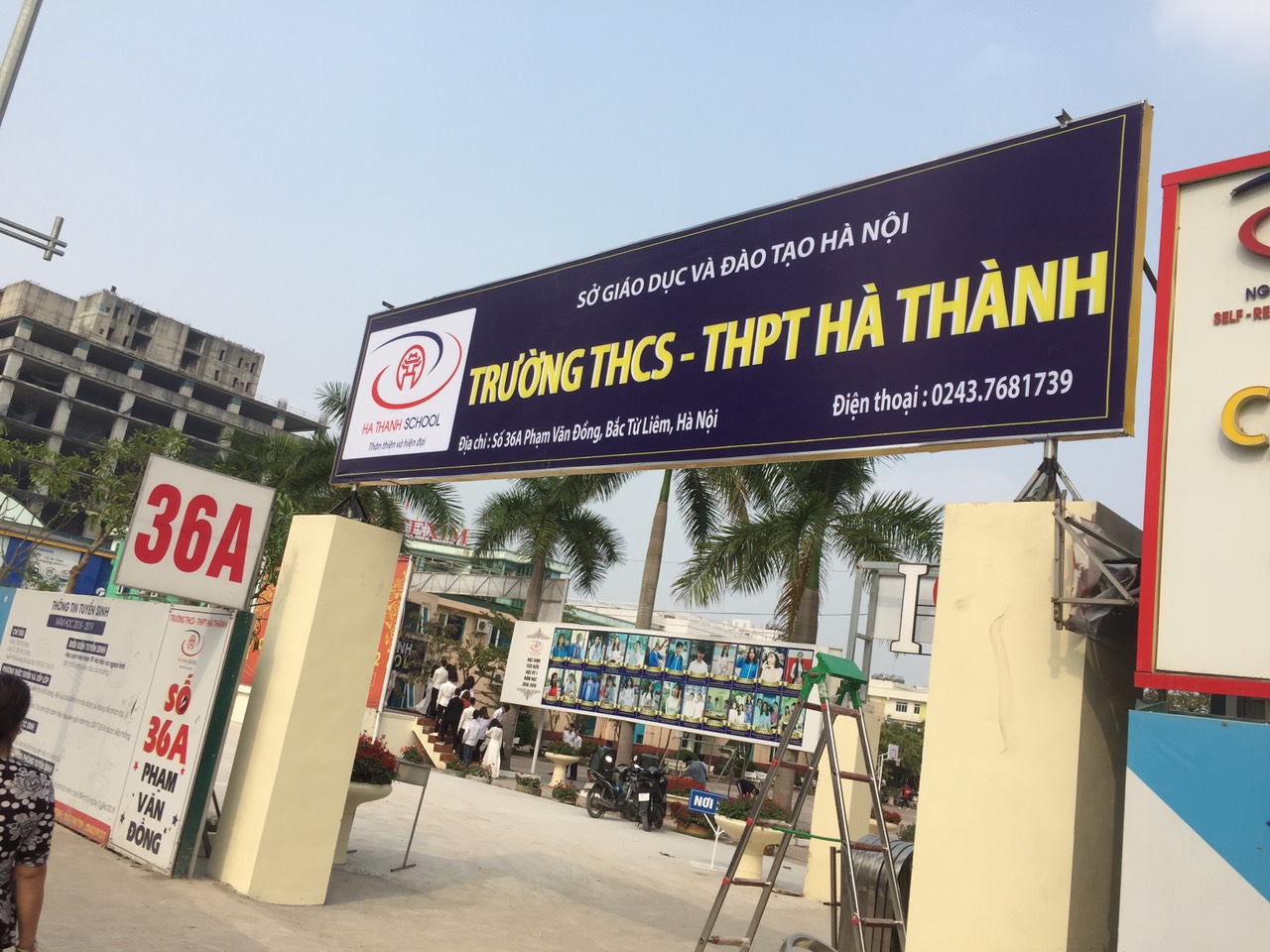 Biển bạt quảng cáo khung sắt Biển bạt quảng cáo khung sắt