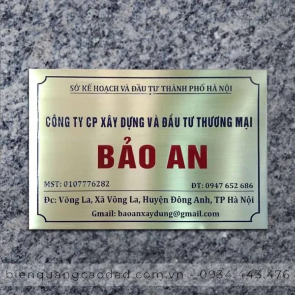 Biển chỉ dẫn công ty