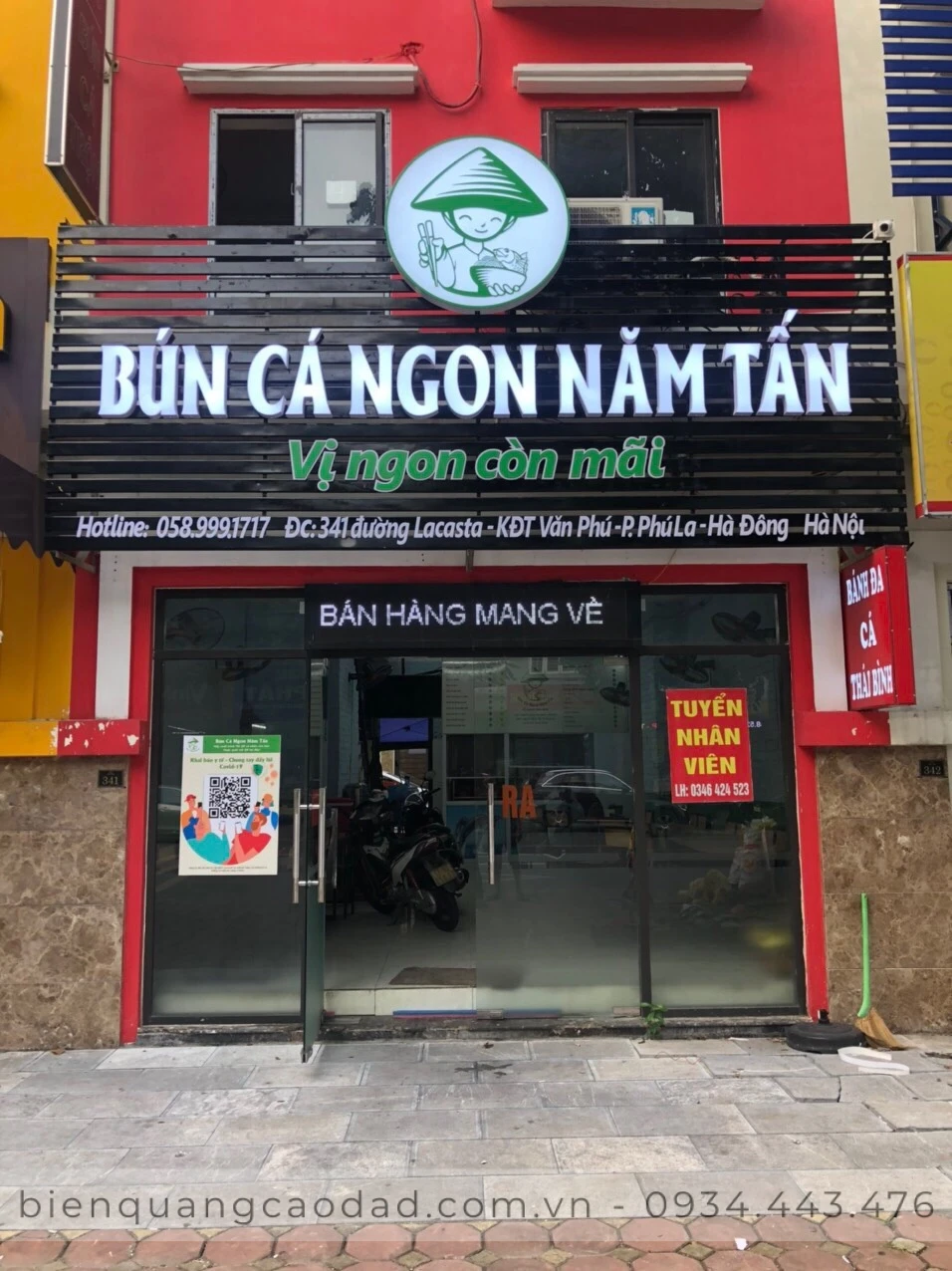 Biển bạt cho nhà hàng