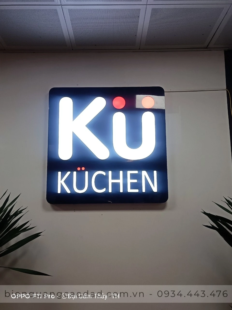 Biển LED chữ nổi