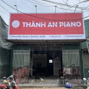 Biển bạt khung sắt