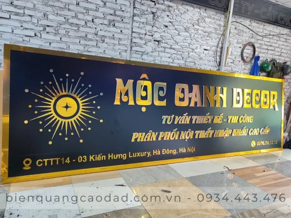 Các phương pháp thi công chữ nổi inox biển quảng cáo