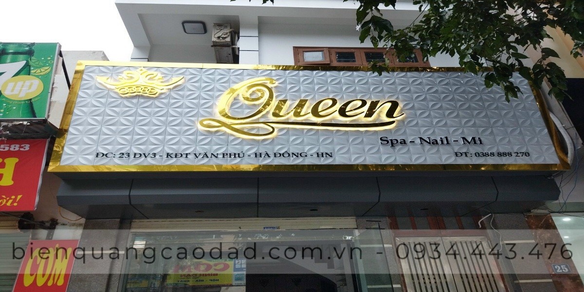 Biển quảng cáo chữ nổi inox